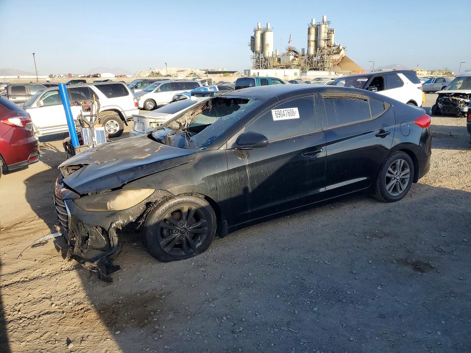 2018 Hyundai Elantra მანქანა იყიდება აუქციონზე, vin: 5NPD84LFXJH293170, აუქციონის ნომერი: 69047606