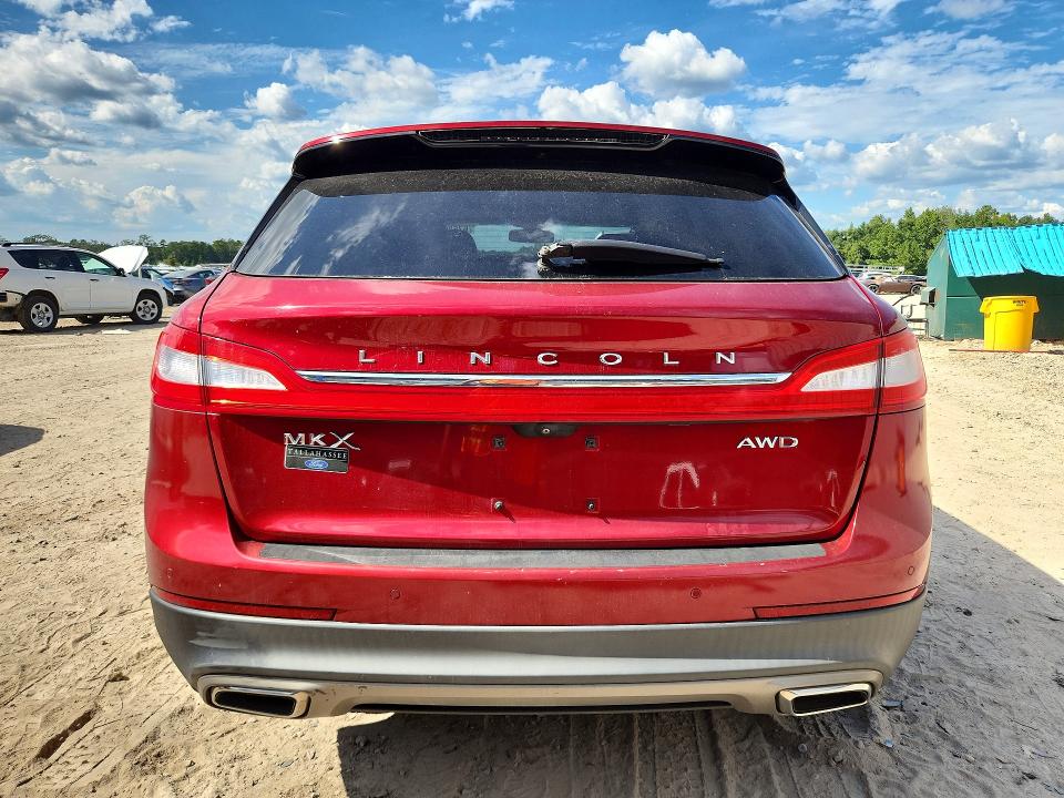 67689636 :رقم المزاد ، 2LMTJ8LR9GBL39531 vin ، 2016 Lincoln Mkx مزاد بيع