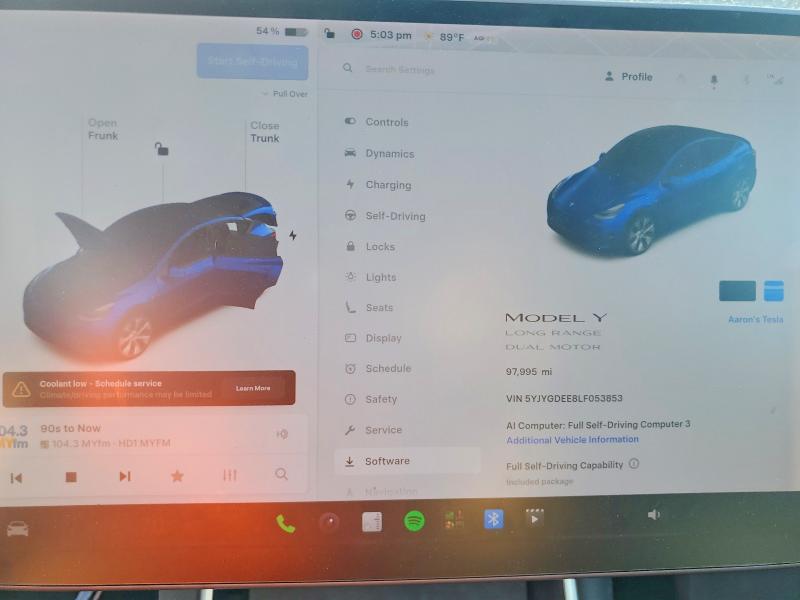 2020 Tesla Model Y მანქანა იყიდება აუქციონზე, vin: 5YJYGDEE8LF053853, აუქციონის ნომერი: 69028826