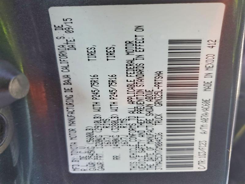 Продаж на аукціоні авто 2016 Toyota Tacoma, vin: 3TMAZ5CN7GM004536, номер лоту: 69222416