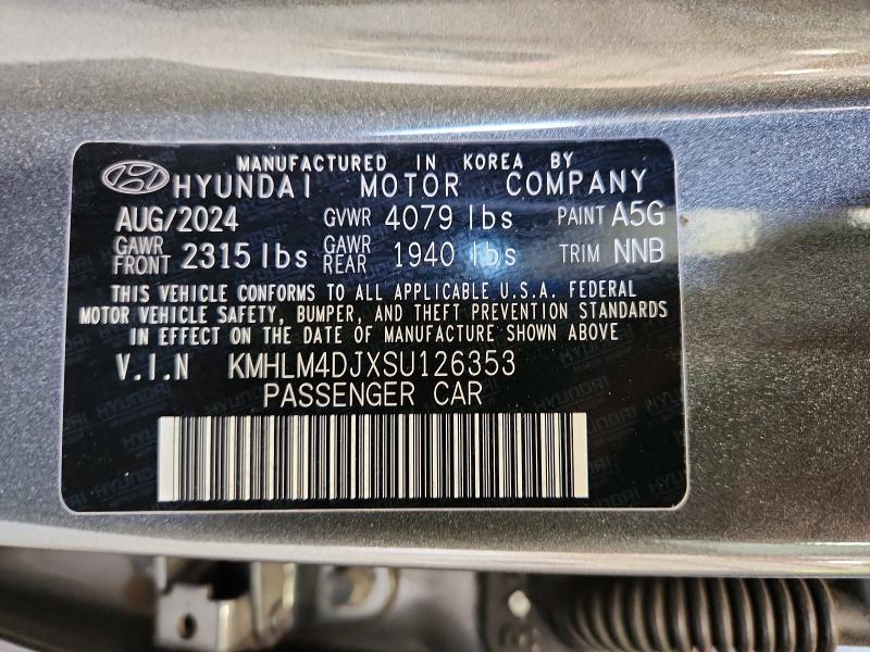 Aukcja sprzedaży 2025 Hyundai Elantra Hybrid, vin: KMHLM4DJXSU126353, numer aukcji: 67169716