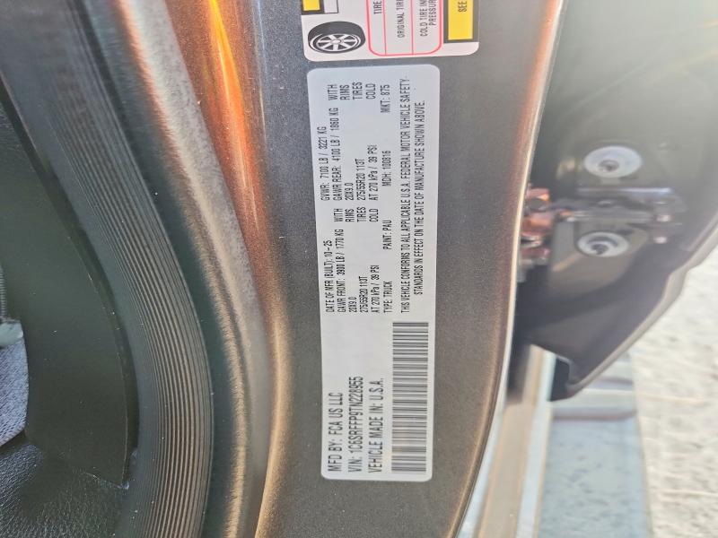 Aukcja sprzedaży 2026 Ram 1500, vin: 1C6SRFFP9TN228955, numer aukcji: 68998466