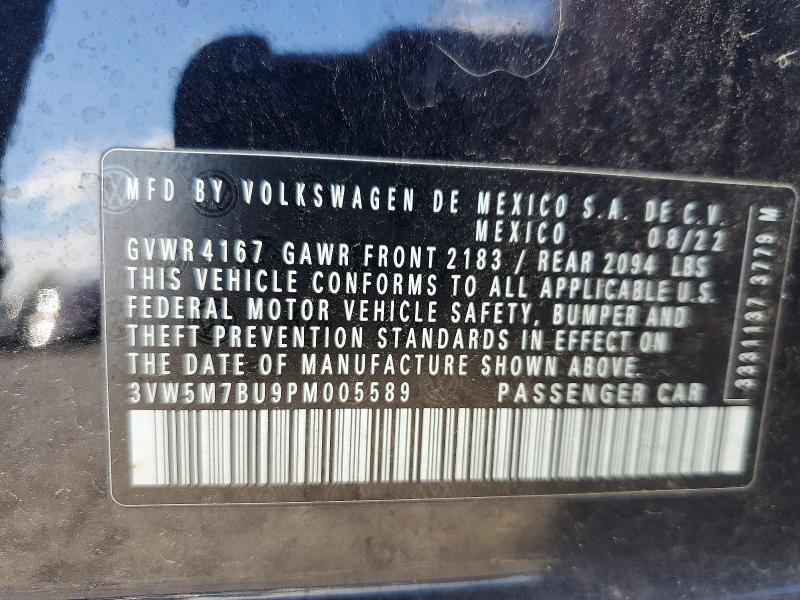 Продажа на аукционе авто 2023 Volkswagen Jetta, vin: 3VW5M7BU9PM005589, номер лота: 68981036