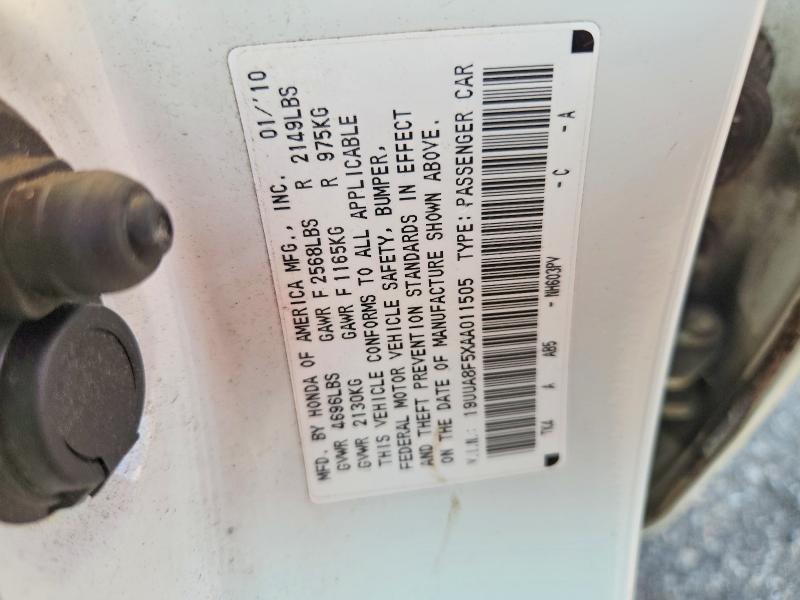 Продаж на аукціоні авто 2010 Acura Tl, vin: 19UUA8F5XAA011505, номер лоту: 68936456