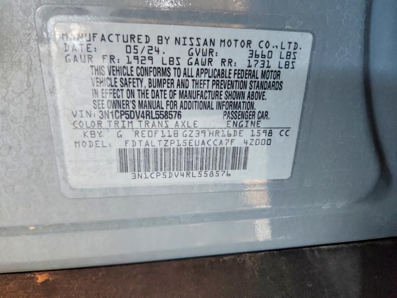 Aukcja sprzedaży 2024 Nissan Kicks, vin: 3N1CP5DV4RL558576, numer aukcji: 68695096