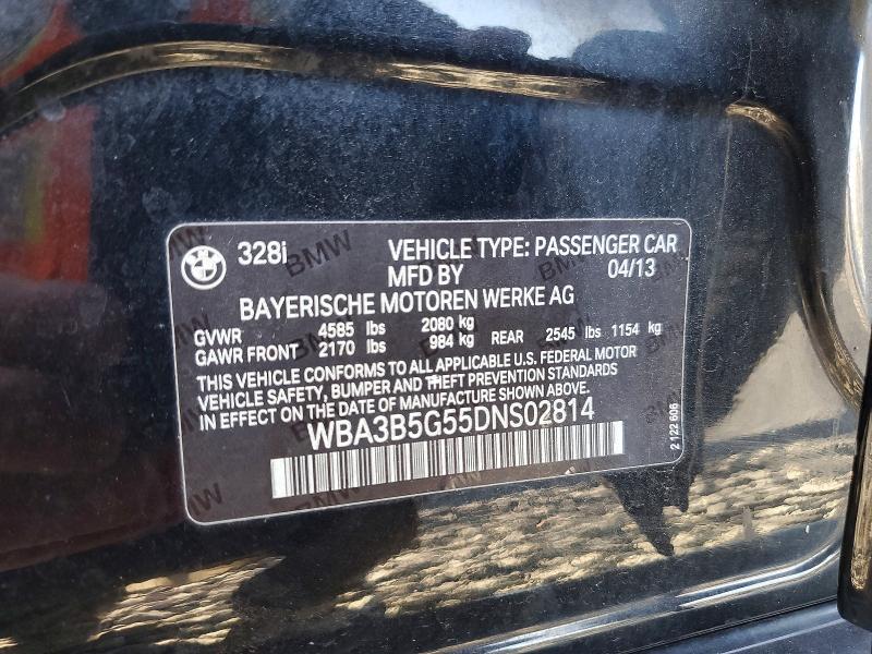 Aukcja sprzedaży 2013 Bmw 328, vin: WBA3B5G55DNS02814, numer aukcji: 70479776