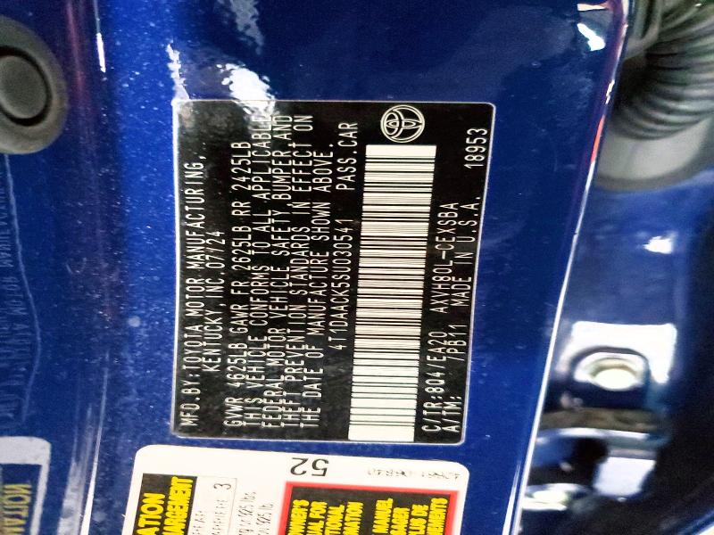 Aukcja sprzedaży 2025 Toyota Camry, vin: 4T1DAACK5SU030541, numer aukcji: 68678966