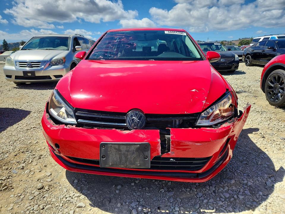 2016 Volkswagen Golf მანქანა იყიდება აუქციონზე, vin: 3VW217AU9GM030635, აუქციონის ნომერი: 68084396