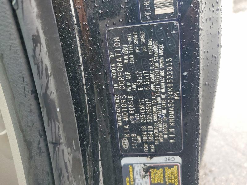 Aukcja sprzedaży 2019 Kia Sedona, vin: KNDMA5C1XK6522313, numer aukcji: 67977996