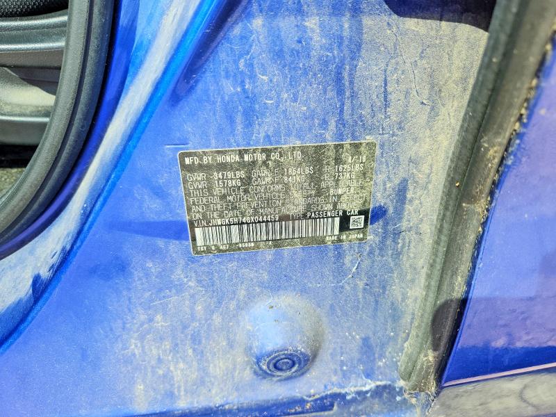Aukcja sprzedaży 2016 Honda Fit, vin: JHMGK5H74GX044459, numer aukcji: 71003896
