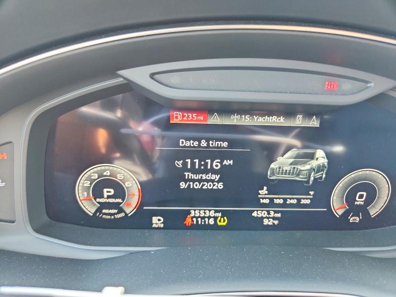 67605266 :رقم المزاد ، WA1VXBF77PD002536 vin ، 2023 Audi Q7 مزاد بيع