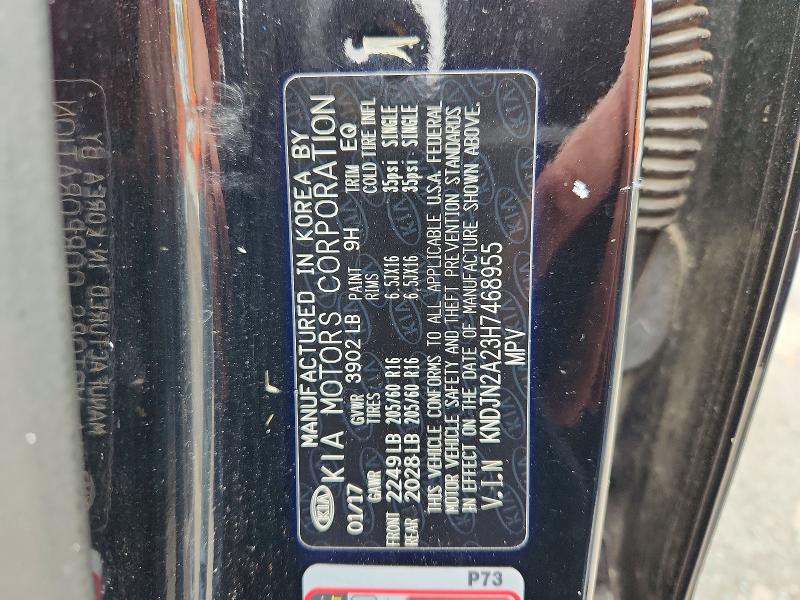 Aukcja sprzedaży 2017 Kia Soul, vin: KNDJN2A23H7468955, numer aukcji: 66739036