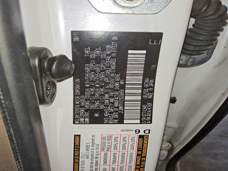 Aukcja sprzedaży 2012 Lexus Gx, vin: JTJBM7FX1C5036858, numer aukcji: 70366756