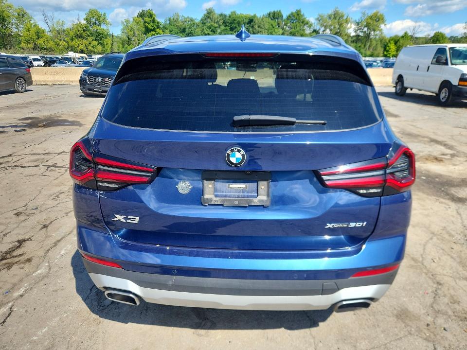2022 Bmw X3 მანქანა იყიდება აუქციონზე, vin: 5UX53DP00N9J49827, აუქციონის ნომერი: 67070186
