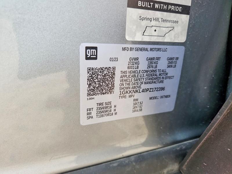 Aukcja sprzedaży 2023 Gmc Acadia, vin: 1GKKNKL40PZ172396, numer aukcji: 67893016