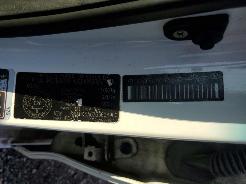 Aukcja sprzedaży 2016 Kia Forte, vin: KNAFK4A67G5604900, numer aukcji: 67291396