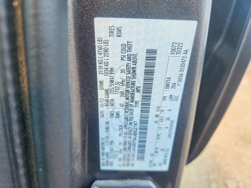 Продаж на аукціоні авто 2013 Ford Escape, vin: 1FMCU0G97DUB62787, номер лоту: 70838976