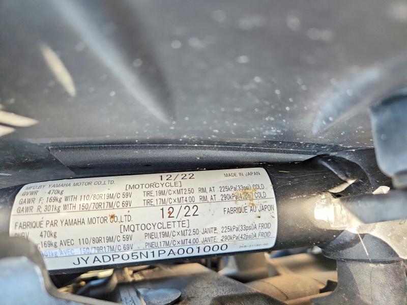 Aukcja sprzedaży 2023 Yamaha Xt1200ze, vin: JYADP05N1PA001000, numer aukcji: 67267636