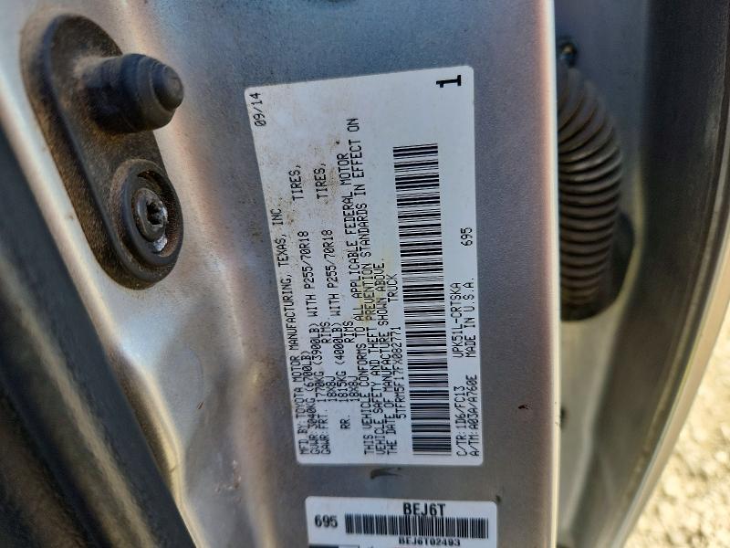 2015 Toyota Tundra მანქანა იყიდება აუქციონზე, vin: 5TFRM5F17FX082771, აუქციონის ნომერი: 69924696
