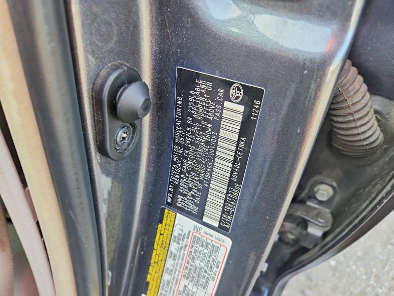 Aukcja sprzedaży 2007 Toyota Camry, vin: 4T1BK46K27U043093, numer aukcji: 67688776