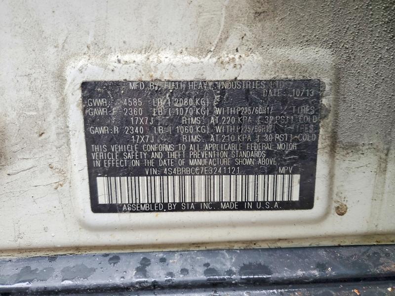 71100816 :رقم المزاد ، 4S4BRBCC7E3241121 vin ، 2014 Subaru Outback مزاد بيع