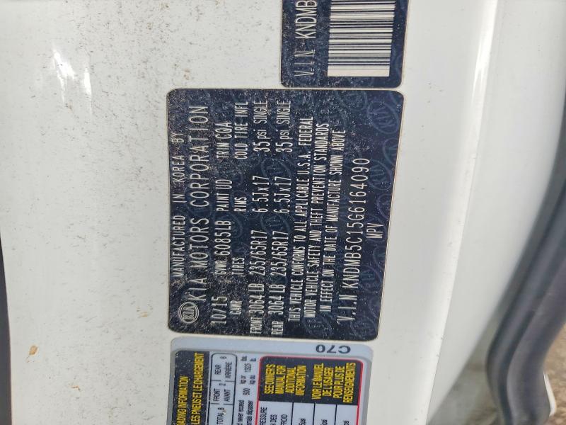 Aukcja sprzedaży 2016 Kia Sedona, vin: KNDMB5C15G6164090, numer aukcji: 69298266