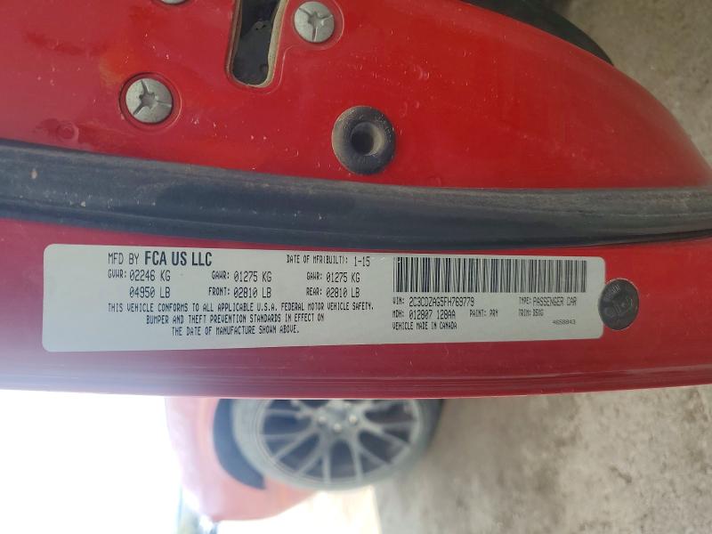 2015 Dodge Challenger მანქანა იყიდება აუქციონზე, vin: 2C3CDZAG5FH769779, აუქციონის ნომერი: 70702136