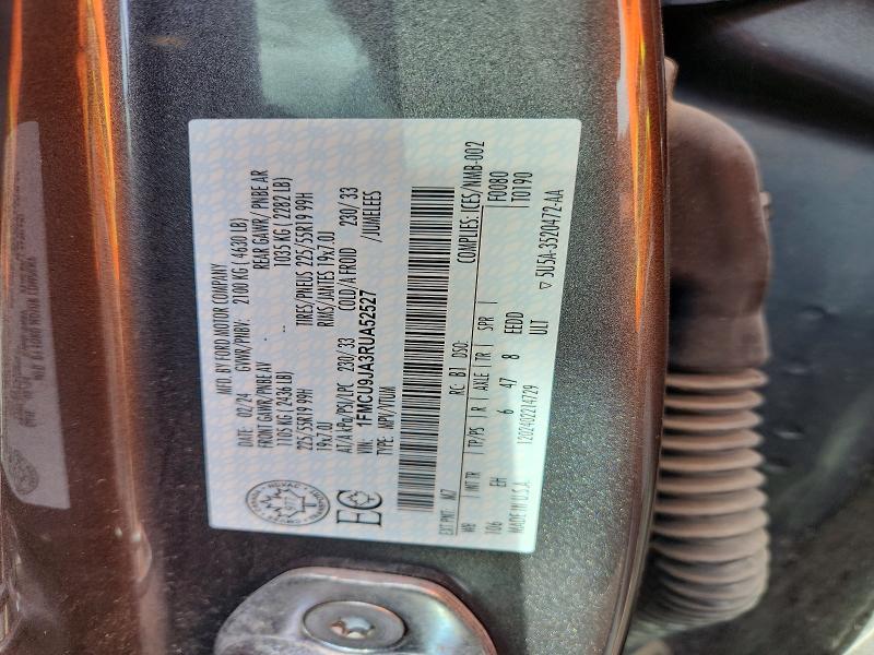 Aukcja sprzedaży 2024 Ford Escape, vin: 1FMCU9JA3RUA52527, numer aukcji: 69691286