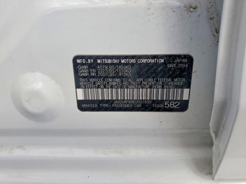 Продажа на аукционе авто 2014 Mitsubishi Lancer, vin: JA32U8FW3EU021835, номер лота: 70955856