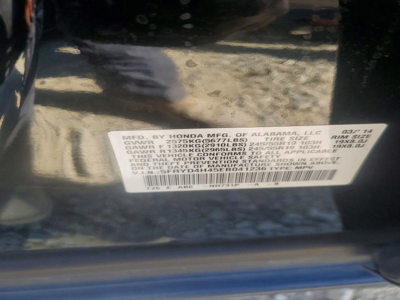 Aukcja sprzedaży 2014 Acura Mdx, vin: 5FRYD4H45EB041236, numer aukcji: 70026556