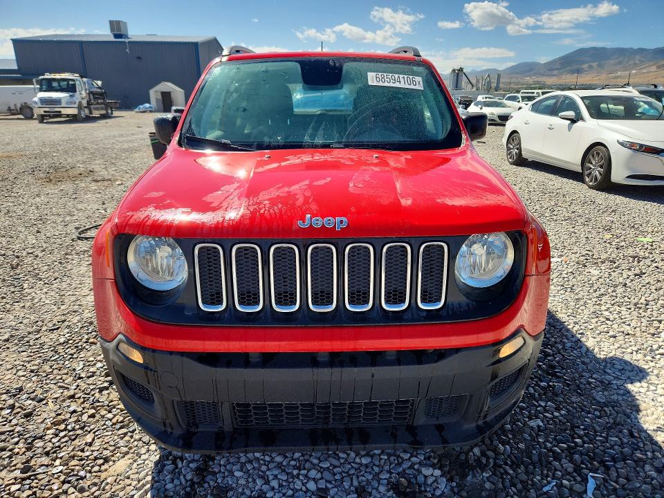68594106 :رقم المزاد ، ZACCJAAB2JPG69947 vin ، 2018 Jeep Renegade مزاد بيع
