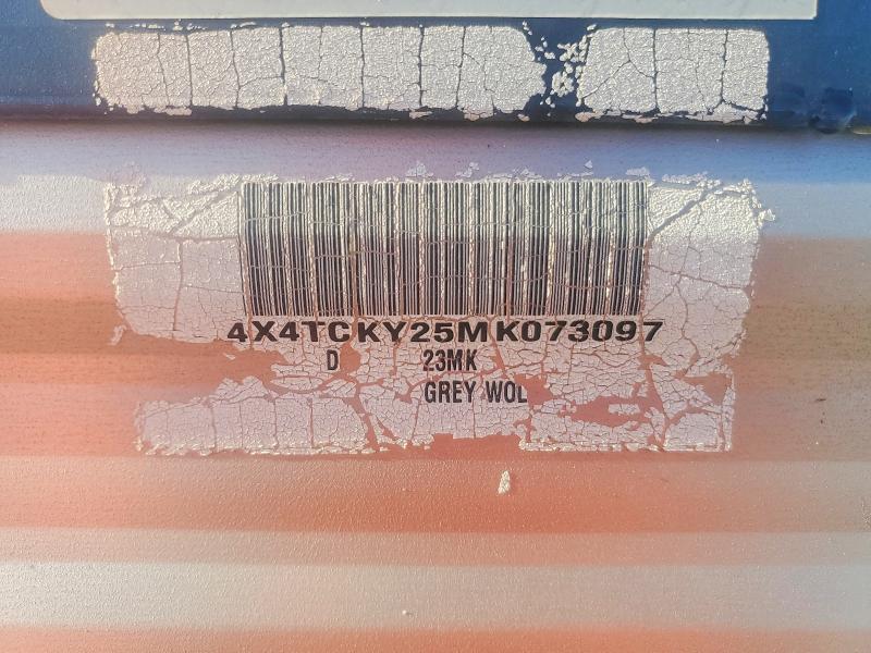 67814276 :رقم المزاد ، 4X4TCKY25MK073097 vin ، 2021 Forest River Grey Wolf مزاد بيع