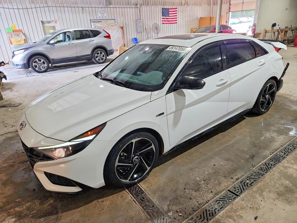 2023 Hyundai Elantra მანქანა იყიდება აუქციონზე, vin: KMHLR4AF9PU543102, აუქციონის ნომერი: 69147056