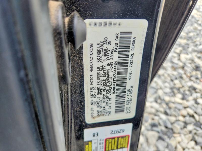 70131516 :رقم المزاد ، 1NXBU4EE7AZ344424 vin ، 2010 Toyota Corolla مزاد بيع