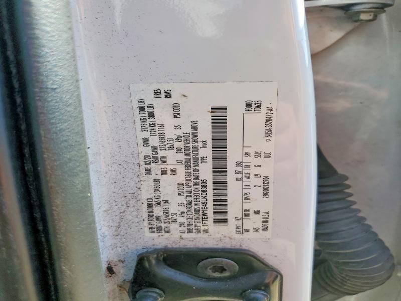 Aukcja sprzedaży 2020 Ford F150, vin: 1FTEW1E45LKD83805, numer aukcji: 70136636