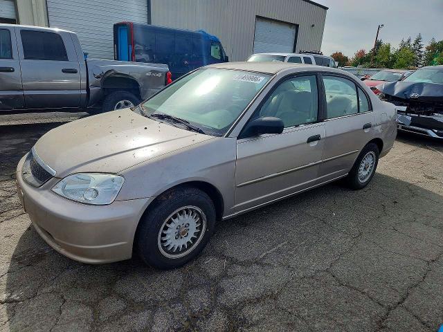70499986 :رقم المزاد ، 2HGES16571H575865 vin ، 2001 Honda Civic مزاد بيع