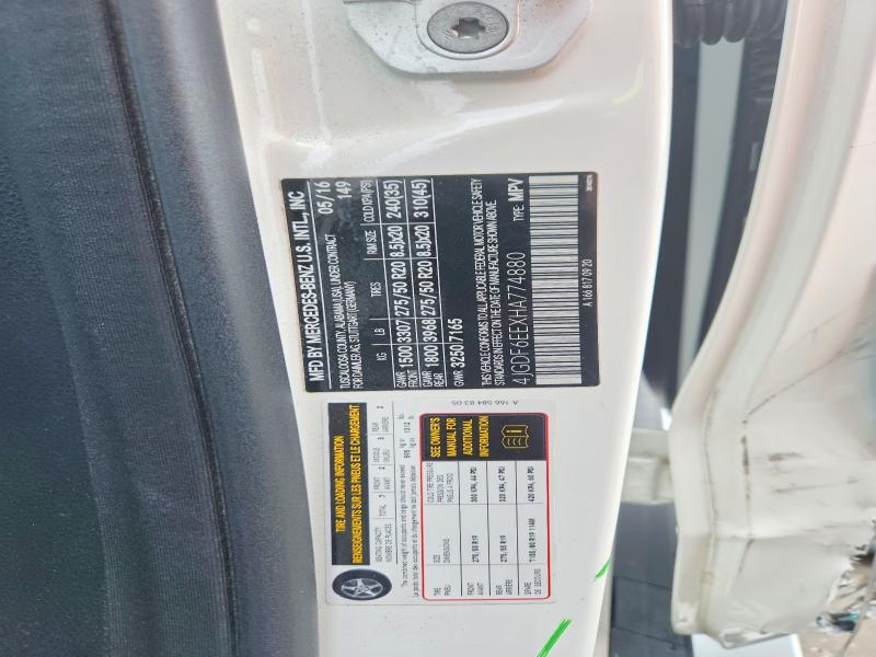 70693886 :رقم المزاد ، 4JGDF6EEXHA774880 vin ، 2017 Mercedes-benz Gls مزاد بيع