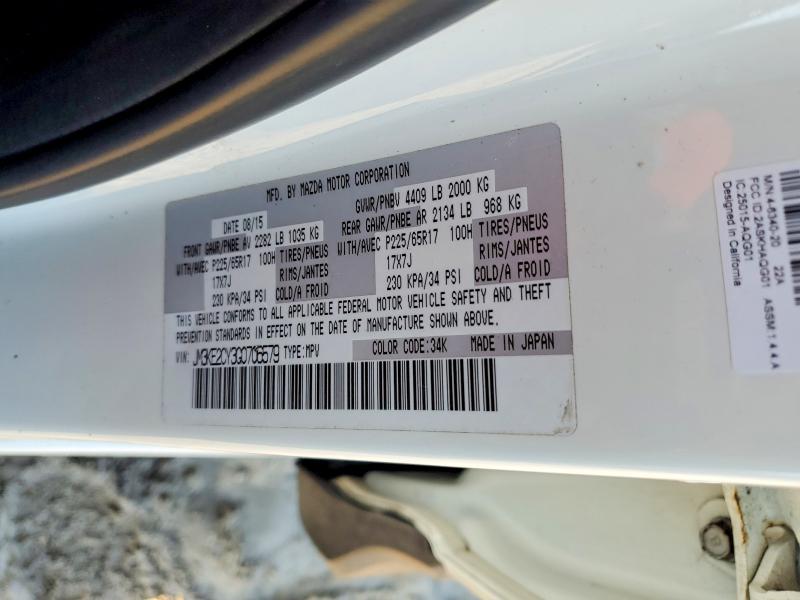 Aukcja sprzedaży 2016 Mazda Cx-5, vin: JM3KE2CY3G0706579, numer aukcji: 68046136