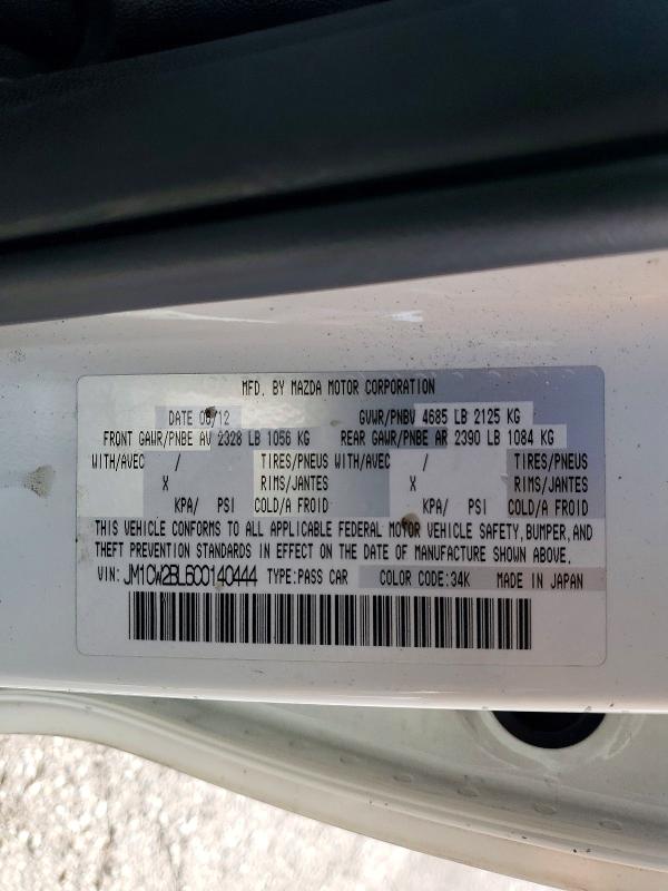 Продажа на аукционе авто 2012 Mazda 5, vin: JM1CW2BL6C0140444, номер лота: 67743076