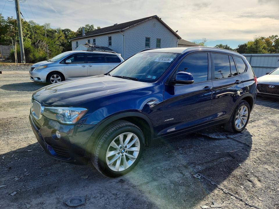 2015 Bmw X3 მანქანა იყიდება აუქციონზე, vin: 5UXWX9C56F0D55203, აუქციონის ნომერი: 70283326