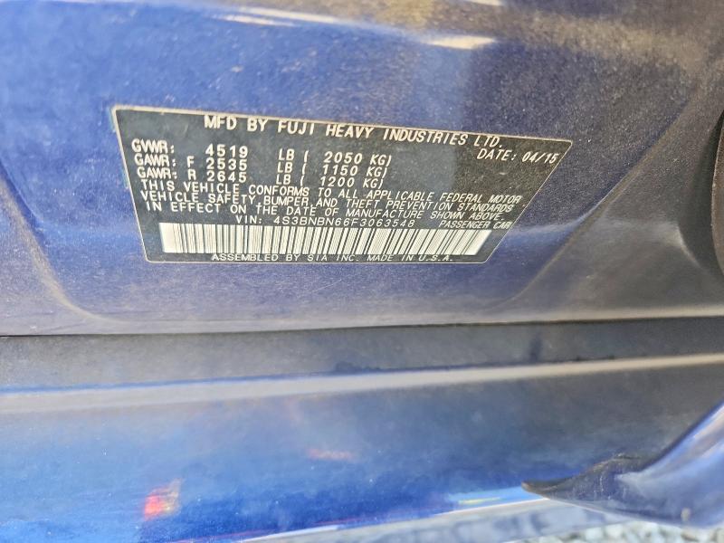 Продаж на аукціоні авто 2015 Subaru Legacy, vin: 4S3BNBN66F3063548, номер лоту: 69260556
