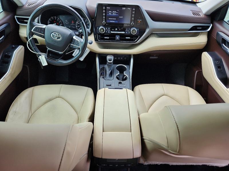 2021 Toyota Highlander მანქანა იყიდება აუქციონზე, vin: 5TDGZRAH7MS524438, აუქციონის ნომერი: 69877056
