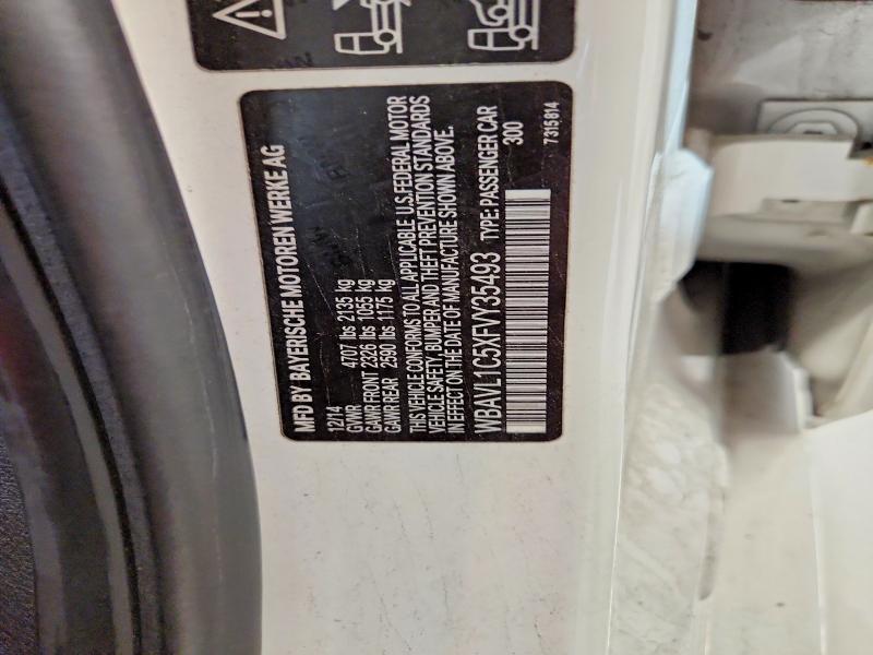 Продаж на аукціоні авто 2015 Bmw X1, vin: WBAVL1C5XFVY35493, номер лоту: 67344586