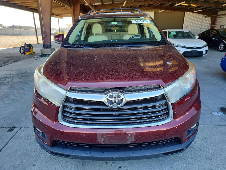 2016 Toyota Highlander მანქანა იყიდება აუქციონზე, vin: 5TDJKRFHXGS327447, აუქციონის ნომერი: 69618506