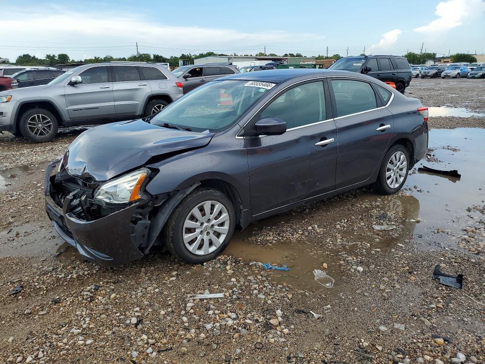 2014 Nissan Sentra მანქანა იყიდება აუქციონზე, vin: 3N1AB7AP2EY313764, აუქციონის ნომერი: 68555466
