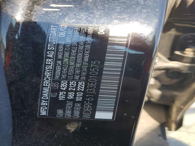 2003 Mercedes-benz C მანქანა იყიდება აუქციონზე, vin: WDBRF61J33E010575, აუქციონის ნომერი: 68432776