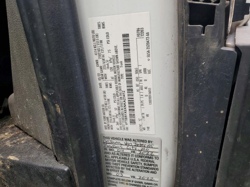 Продажа на аукционе авто 2022 Ford Transit, vin: 1FTBR1X8XNKA23412, номер лота: 62256706