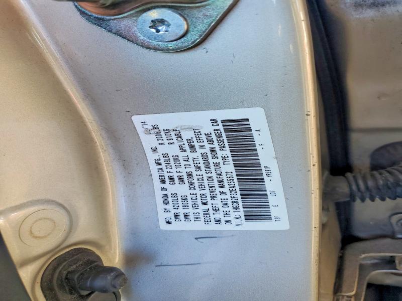 70742106 :رقم المزاد ، 1HGCR2F32EA255672 vin ، 2014 Honda Accord مزاد بيع