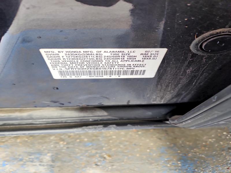 Aukcja sprzedaży 2016 Acura Mdx, vin: 5FRYD3H2XGB016781, numer aukcji: 68435466