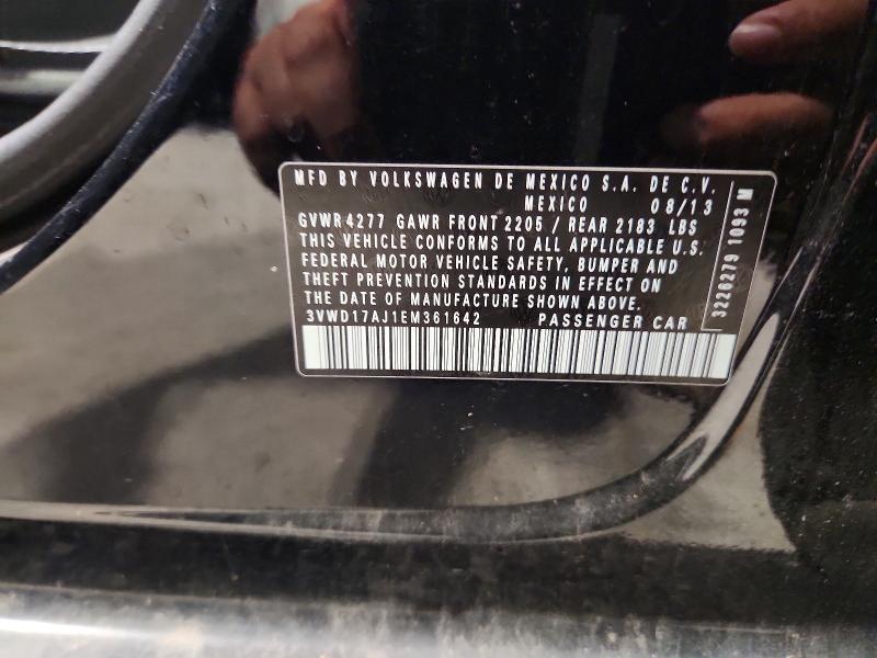 Aukcja sprzedaży 2014 Volkswagen Jetta, vin: 3VWD17AJ1EM361642, numer aukcji: 68857306